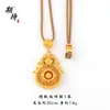 Loja de Ouro Mesmo Estilo Ouro Antigo Oco Filigrana Transferência de Fortuna Cabacinha Pingente Novo Estilo Chinês Quatro Beldades da Vida Cabacinha Pingente para Mulheres