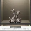 Luz de luxo criativo galvanoplastia artesanato resina decoração sala de estar escritório vinho decoração do armário de inauguração presente de inauguração atacado