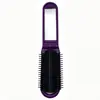 Direto do fabricante: Pente com espelho dobrável portátil, perfeito para higiene diária, retoques e aplicação de maquiagem - um mini pente tudo-em-um para armazenamento conveniente