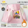 Roupas Roblox Jaqueta com Capuz Infantil Primavera e Outono Nova Jaqueta de Veludo Infantil Estilo Menino
