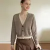 Suéter de Punto Falso de Dos Piezas con Diseño Perezoso para Mujer 2026 Otoño Invierno Nuevo Casual Simple Versátil Moda Top para Mujer