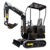 Excavadora Pequeña de 1.2 Toneladas para Uso Doméstico, Agrícola, Invernadero, Huerto, Ingeniería, la Excavadora se Puede Equipar con una Variedad de Accesorios