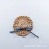 Colgante de Sombrero de Paja Tejido a Crochet con Rafia, Decoración Estilo Vacaciones, Accesorios DIY Estilo Coreano para Ropa y Bolsos, Venta al por Mayor de Accesorios y Componentes