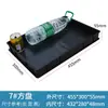 Caja de Plástico Antiestática Plegable Caja de Almacenamiento Negra con Tapa Contenedor de Almacenamiento Engrosado Caja de Logística Caja para Clasificar Herramientas Cajas para Piezas
