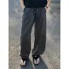 Pantalones de cuadros en blanco y negro de pierna ancha para hombre, nuevo estilo de verano 2026, holgados, modernos, casuales, adelgazantes, pantalones casuales de pierna recta