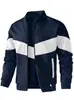 Bestseller de AliExpress Chaqueta de Vuelo Casual de Moda para Hombre Colorida Cortavientos Cremallera Estilo Callejero Transpirable Top Harajuku