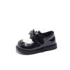 Zapatos de Cuero para Niñas Primavera y Otoño 2025 Nueva Moda Zapatos de Princesa con Lazo de Amor Zapatos para Bebés y Niños Pequeños y Medianos Modernos