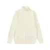 Yidao Vintage Otoño 2026 Nueva Colección: Suéter de Punto Pullover Liso Sencillo para Hombre, Estilo Retro Old Money, Suéter de Cuello Alto