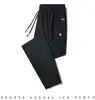 Pantalones de Verano para Hombre de Seda de Hielo de Secado Rápido, Pantalones Largos Frescos y Transpirables, Pantalones Deportivos Sueltos, Pantalones Casuales para Hombre