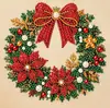 Kit DIY de Pintura de Diamante 5D de Natal da Amazon com Pérolas Papai Noel com Borda Impressa Decoração Feita à Mão
