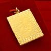 Fábrica de Origem banhado a ouro 24k corrente grande marca moda design oco personalidade pingente dragão ouro fosco presente de aniversário