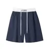 Pantalones Cortos Deportivos para Hombre y Mujer, Pantalones Finos de Verano Estilo Coreano de Longitud Media, Pantalones Casuales Anchos Rectos Sueltos de Cinco Puntos Negros