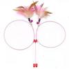 Pluma Campana palo para gato pluma colorida palo para gato juguetes interactivos para gatos baratos y asequibles al por mayor