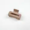 Europa y Estados Unidos accesorios para el cabello transfronterizos medio café con leche caliente esmerilado nuevo traje combinado de pinzas de sujeción clásicas para mujer pinza de pelo para media coleta