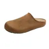 Zapatos Birkenstock para mujer 2026 primavera nuevo súper vendidos ultra populares sin cordones perezosos con suela gruesa de punta cerrada mules para que las mujeres los usen afuera en verano