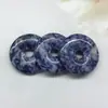 Direto da fábrica cristal de jade natural 30mm fivela da paz acessórios para joias DIY joia colar significado anel da paz