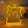 Luz Decorativa de Dibujos Animados Transfronteriza Luz de Neón USB Luz Decorativa LED Hecha por Popular Luz de Ambiente LED para Interiores Una Pieza Personalizada