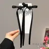 Presilha de Cabelo com Laço de Fita Infantil para Meninas, Presilha Lateral Estilo Princesa Doce, Novo Estilo 2026 Presilha de Cabelo com Fita Acessório de Cabelo