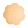 Parche de Seno de Silicona Sólida Transpirable en Forma de Flor de Ciruelo Antigolpes Antiluz Invisible Areola Espalda Abierta Sin Costuras Ultrafino