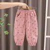 Pantalones Largos Casuales para Niñas Ropa Infantil Nuevo Estilo de Otoño Estilo Primavera y Otoño para Niñas Pantalones Casuales para Bebés y Niños Pequeños Tendencia Venta al por Mayor