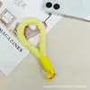 Cordón de Felpa Colorido para Teléfono de Otoño e Invierno, Llavero de Muñeca Corto a la Moda, Correa Anticaída para Botellas de Agua y Accesorios de Bolsa