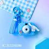 Llavero de Cámara Luminosa con Proyección de Estrellas Sanrio Genuino Creativo Colgante para Bolso Kulomi Juguetes para Niños