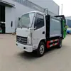 Marca Azul Kaima de Gansu Fabricante de Caminhão Compactador de Lixo de 4 Partes Venda Direta Caminhão Compactador de Lixo Montado na Traseira de 4 Partes Instalação Sem Preocupações