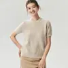 Suéter de Punto de Cachemira de Terciopelo Bai Cai para Invierno, Estilo Suave y Relajado, Corte Holgado, Jersey Versátil, Retro