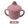 Copo de canudo de silicone para bebês mais vendido no exterior, copo de aprendizagem para bebês, copo de chupeta, copo de bebida infantil, resistente a altas temperaturas e antiqueda