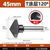 Herramienta de Chaflanado de Grado Industrial Lansheng 60 Grados 120 Grados Tres Filos Un Filo Herramienta de Desbarbado con Recubrimiento Tialn de Cobalto Alto Broca de Chaflanar