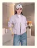 Chaqueta Cortavientos Casual para Mujer Estilo Europeo Popular, Nueva para Primavera y Otoño 2025, para Tallas Pequeñas, Versátil y Elegante en Colores Lisos