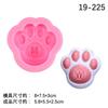 Uma variedade de gato garra forma silicone molde pudim açúcar diy carro aromaterapia gesso decorativo artesanal sabão vela molde