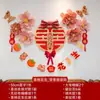 Papel Crepom Buquê Feito à Mão Conjunto Pronto Criativo Decoração de Quarto de Casamento Papel Flor de Papel Tridimensional Flor de Papel Janela Fundo Palco