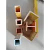 Plástico Reforzado con Fibra de Vidrio (Frp) Vigas Tipo I Anticorrosivas, Tubos Cuadrados, Perfiles Ángulo, Placas Huecas, Cubiertas para Pozos de Lodos, Tubos Rectangulares, Perfiles Tipo U Canal I