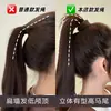 Acessórios de Elástico de Cabelo em Lata para Adultos, Faixa de Cabelo Antiderrapante para Rabo de Cavalo Alto, Elástico de Borracha Durável de Alta Elasticidade para Mulheres