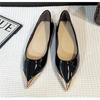 Sapatilhas Rasas de Bico Fino Estilo Retrô para Mulheres, Novo Modelo Verão 2026, Sapatos Baixos Versáteis para Combinar com Vestidos