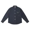 Camisa larga de estilo coreano para hombre, holgada, una moderna sobrecamisa de mezclilla lavada para otoño de 2026