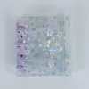 Mini Álbum de 3 Agujeros Estrella Persiguiendo Estrella Álbum de Tarjetas Pequeñas Bolsillo Único Polaroid de 3 Pulgadas Hojas Sueltas Almacenamiento de Bolsillo Único Álbum de Doble Cierre