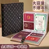 Bolsa de almacenamiento de documentos familiares de gran capacidad, carpeta de anillas, portadocumentos de cuero, carpeta de archivos para certificados y recibos, venta al por mayor