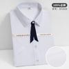 Nova Camisa Social Feminina de Algodão Puro de Manga Curta, Nova Camisa Social 100% Algodão Sem Amônia Líquida para Passar, Antirrugas
