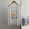 Blusa Fresca de Lyocell Flor de Luna Protector Solar Verano Coreana Delgada Suelta Perezosa Casual Versátil