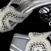 Versión en stock~Nuevas sandalias tejidas de cuña vintage de nicho para mujer, punta cuadrada elegante, sandalias slip-on súper cómodas