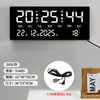Reloj Electrónico Digital Inteligente de Pantalla Grande para Oficina y Sala de Estar, Reloj Digital con Calendario Perpetuo, Reloj de Escritorio y Pared Luminoso Multifuncional