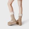 Botas de Nieve de Forro Completo de Pelo de Caña Alta Versátiles Personalizadas de Fábrica para Mujer Botas de Algodón Cálido Espesadas de Terciopelo Nuevas