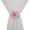 Amarra de Cortina Flor de Pérola Criativa Tiras de Amarração para Cortina Transparente Simples Moderno Ajustável Poliéster Decorativo