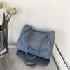 Bolso de gran capacidad para mujer, primavera 2023, nuevo, moderno, con textura, para ir al trabajo, informal, para llevar al hombro o bajo el brazo.