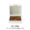 Caja de Joyería de Cuero PU de Ángulo Recto con Etiqueta Dorada Caja para Anillos Colgantes Collares Joyería Pulsera Pulsera Almacenamiento Caja de Embalaje para Joyería