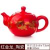 Tetera con grietas de hielo Tetera individual Juego de té Kung Fu de cerámica Tetera pequeña Tetera Xi Shi de arcilla púrpura Dispositivo para preparar té Cafetera
