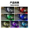 Luces de Advertencia de Colores Parpadeantes Populares para Coches y Motocicletas, Luces de Control Remoto para Drones, Luces Impermeables Recargables para Bicicletas y Aviones