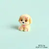 Accesorios Pequeños de Resina 3D, Figuras Pequeñas de Perros y Animales, Decoración de Escritorio y Coche, Adornos Pequeños, Llaveros, Dijes para Bolsos DIY